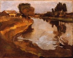 By the River by Béla Iványi-Grünwald