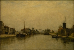 Canal Saint-Martin by Stanislas Lépine