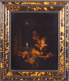 Candlelight (the allegory of sin) by Adriaen van der Werff