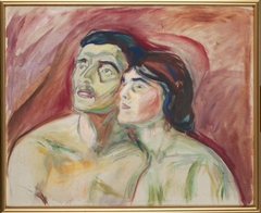 Cheek to Cheek by Edvard Munch