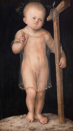 Christ Child Blessing by Lucas Cranach the Elder