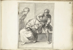 Christus met doornen gekroond by Moses ter Borch