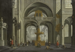 Church Interior by Daniël de Blieck