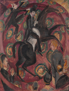 Circus Rider (recto), Dancers with Castanets (verso) by Ernst Ludwig Kirchner