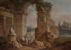 Classical Ruins by William Hamilton