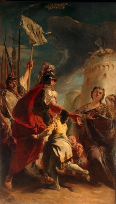 Coriolanus at the Walls of Rome by Giovanni Battista Tiepolo