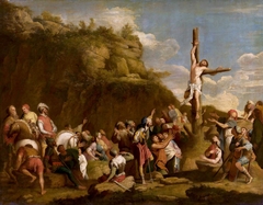 Crucifixion of Polyclitus by Salvator Rosa