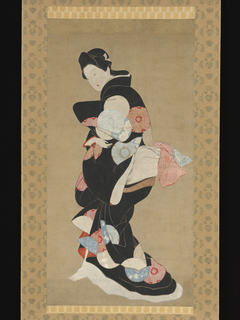 Dancer by Hishikawa Moronobu