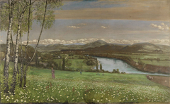 Das Rheintal bei Säckingen by Hans Thoma