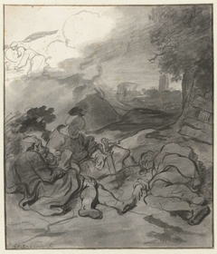 De slapende discipelen by Gerbrand van den Eeckhout