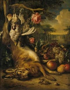 Dead Hare and Still Life by Jan Weenix