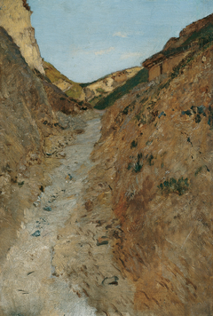 Der Weg im Steinbruch by Eugen Jettel