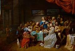 Domestic music-making by David Ryckaert III