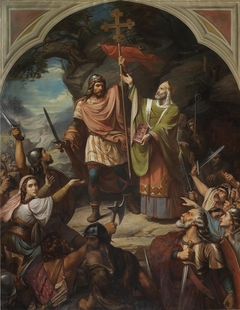 Don Pelayo en Covadonga by Luis de Madrazo