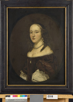 Elisabeth Robbé (overl. 1689). Echtgenote van Nicolaas Fagel by Nicolaes de Helt Stockade