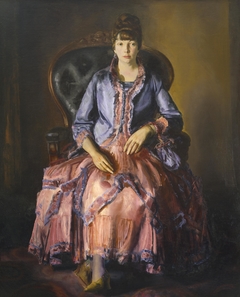 Emma in a Purple Dress by George Bellows