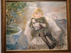 Enfant au fauteuil by Berthe Morisot