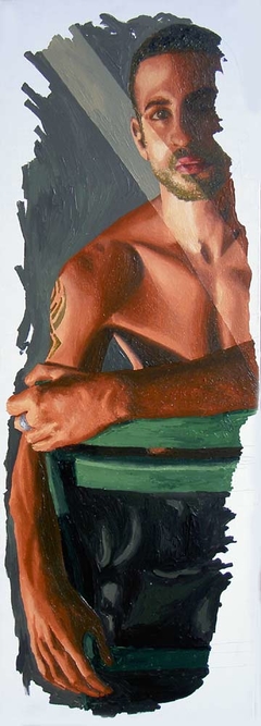 raphael perez artist statement  of  his gay artworks homosexaul  queer paintings by Raphael Perez