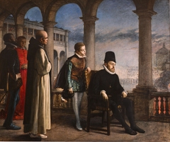 Felipe II presidiendo un Auto de Fe by Domingo Valdivieso y Henarejos