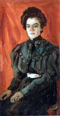 Female Portrait by Olga Rozanova