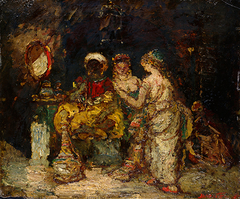 Figures by Adolphe Joseph Thomas Monticelli