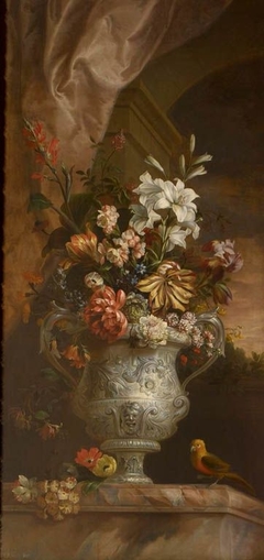 Flowers in a Vase by Jakob Bogdani