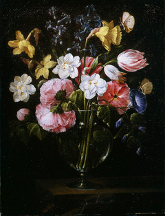 Flowers in a vase by Juan de Arellano