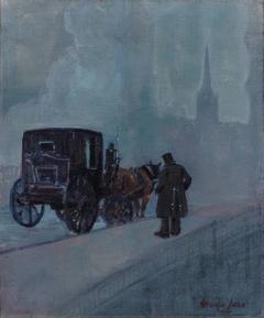 Foggy Night by George Luks