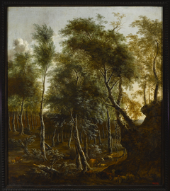 Forest landscape by Frederik de Moucheron