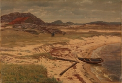 From the Risøbank near Mandal by Amaldus Nielsen