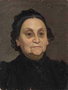 Fru Hilda Schönthal (1824-1892), förstudie till "Under kastanjen" by Eva Bonnier