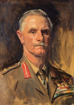 George Francis Milne, 1st Baron Milne, 1866 - 1948. Field-Marshal (Study for portrait in General Officers of World War I, 1914 - 1918) by John Singer Sargent