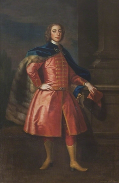 George Venables-Vernon, 1st Baron Vernon of Kinderton (1709-1780) dressed 'a la hongroise' by Enoch Seeman