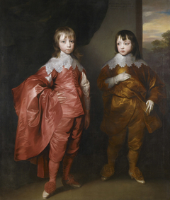 George Villiers, 2nd Duke of Buckingham (1628-87), and Lord Francis Villiers (1629-48) by Christopher William Hunneman