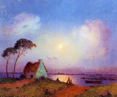 Grande Brière Landscape by Ferdinand du Puigaudeau