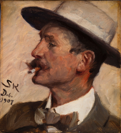 Hans Gyde Petersen by Peder Severin Krøyer