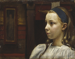 Head of a Girl, Little Anna by Akseli Gallen-Kallela