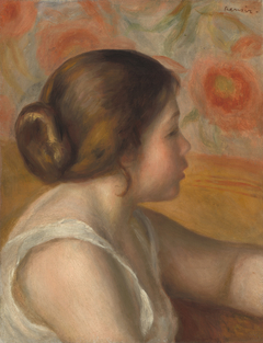 Head of a Young Girl by Auguste Renoir