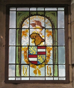 Heraldic Panel with Arms of the House of Hapsburg by Anonymous