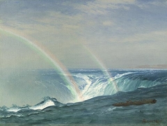 Home of the Rainbow, Horseshoe Falls, Niagara by Albert Bierstadt