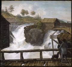 Hønefossen by Johannes Flintoe