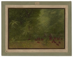 Indian Camp in the Forest by George Catlin