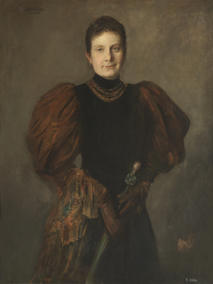 Infanta María de la Paz de Borbón, daughter of Isabella II by Franz von Lenbach