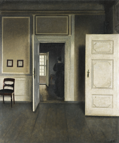 Interior. Strandgade 30 by Vilhelm Hammershøi