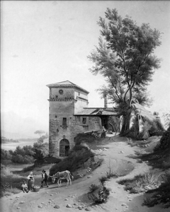 Italian Landscape, Narni by Gustaf Wilhelm Palm