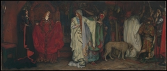 "King Lear," Act I, Scene I by Edwin Austin Abbey