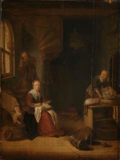 Kitchen Interior by Jacob van Spreeuwen