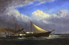 L'Aigle, yacht impérial by Adolphe-Hippolyte Couveley