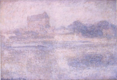 L'église de Vernon, brouillard by Claude Monet