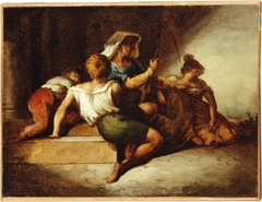 La famille italienne by Théodore Géricault